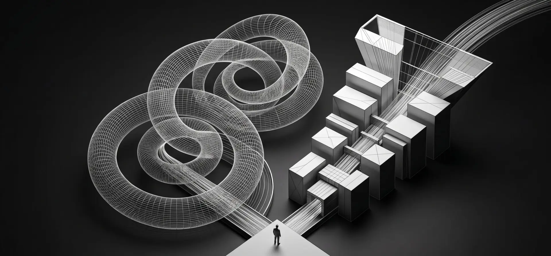 Growth Marketing vs Digital Marketing — Abstract Concept Illustration
